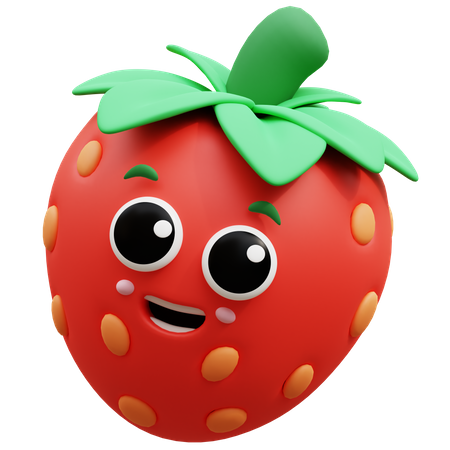 Fraise  3D Icon