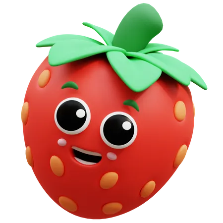 Fraise  3D Icon