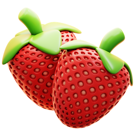 Fraise  3D Icon