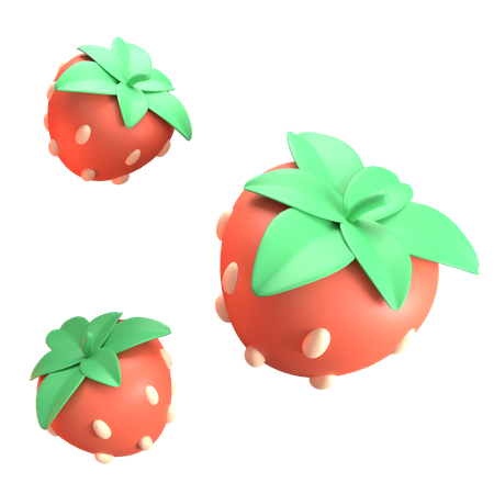 Fraise  3D Icon