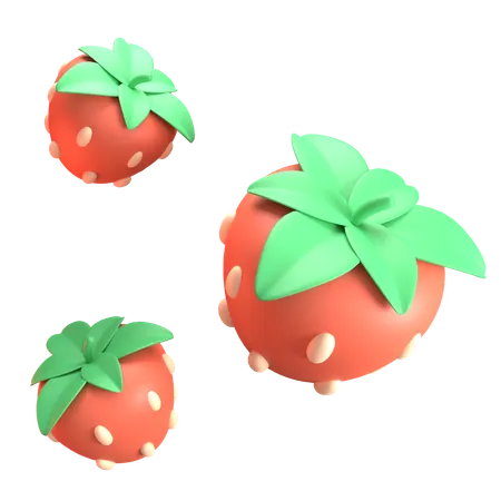 Fraise  3D Icon