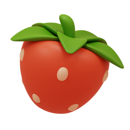 Fraise  3D Icon