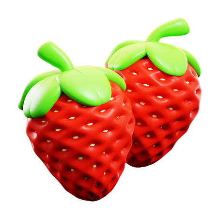 Fraise  3D Icon