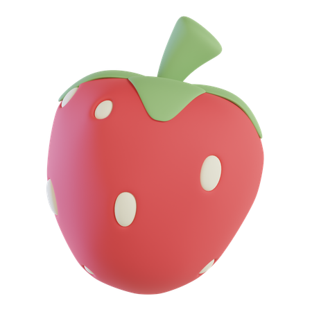 Fraise  3D Icon