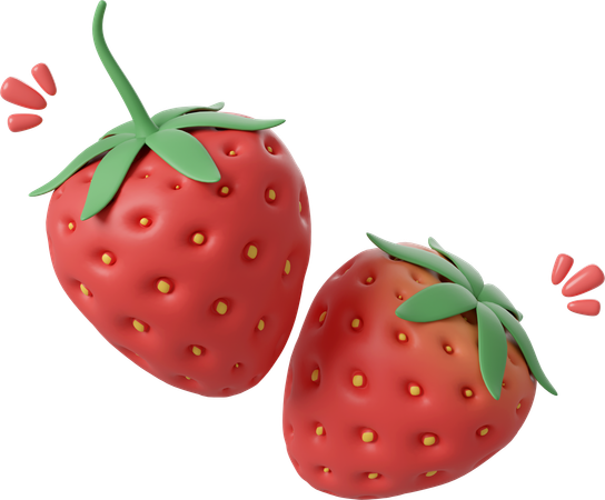 Fraise  3D Icon