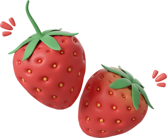 Fraise  3D Icon