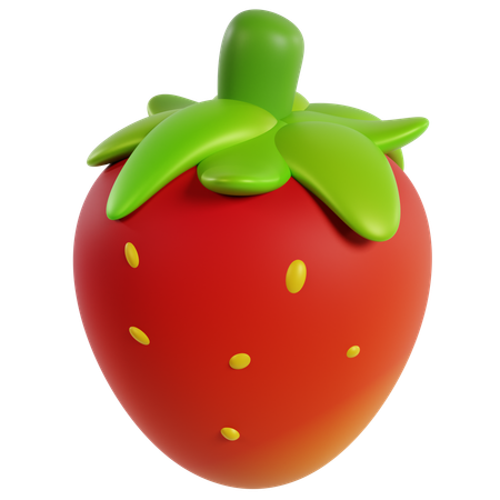 Fraise  3D Icon