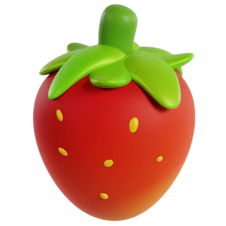 Fraise  3D Icon