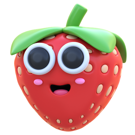 Fraise  3D Icon