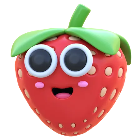 Fraise  3D Icon