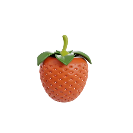 Fraise  3D Illustration