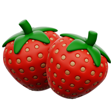 Fraise  3D Icon