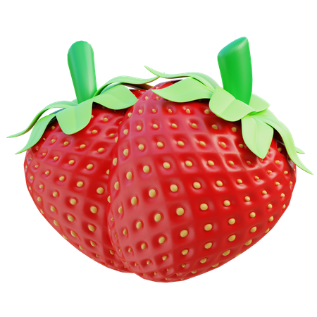 Fraise  3D Icon