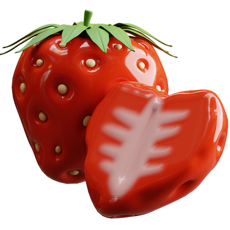 Fraise  3D Icon