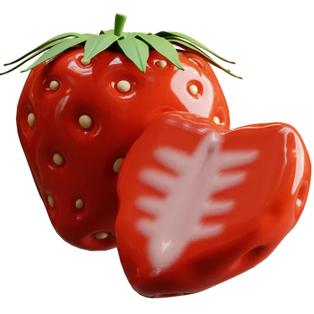 Fraise  3D Icon