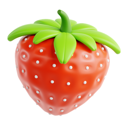 Fraise  3D Icon