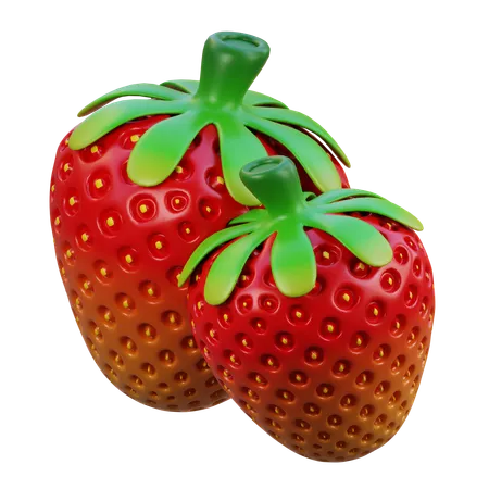 Fraise  3D Icon