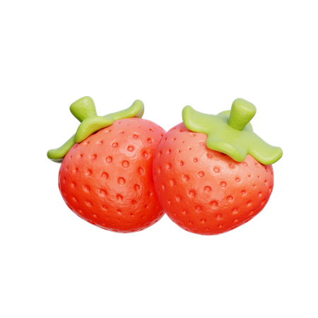 Fraise  3D Icon