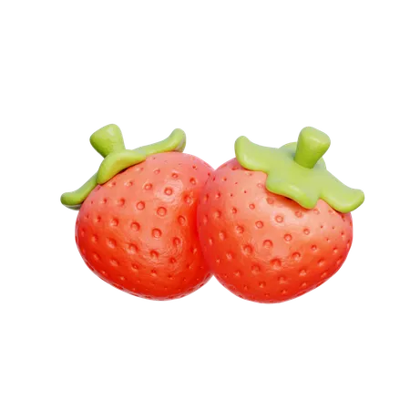 Fraise  3D Icon