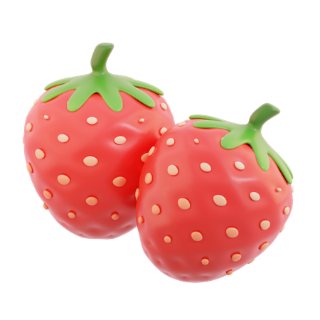 Fraise  3D Icon