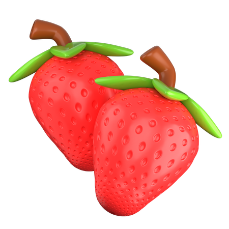 Fraise  3D Icon