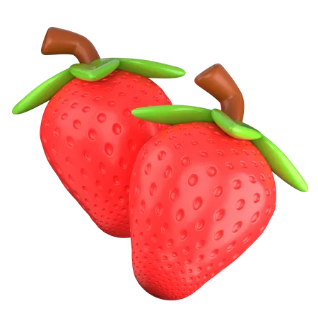 Fraise  3D Icon