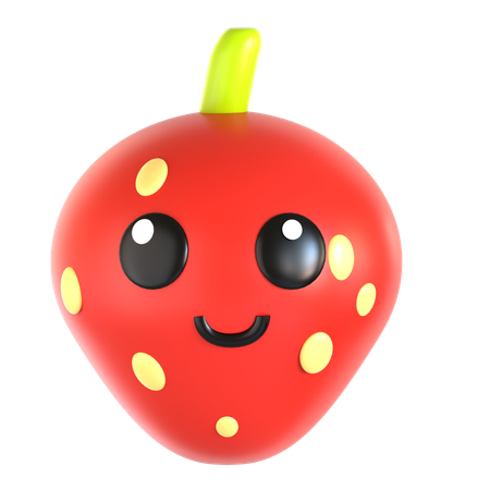 Fraise  3D Icon