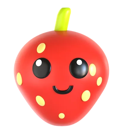 Fraise  3D Icon