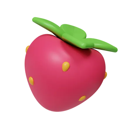 Fraise  3D Icon