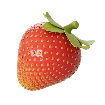 Fraise  3D Illustration