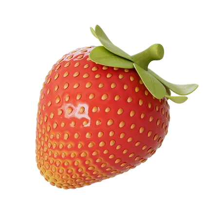 Fraise  3D Illustration