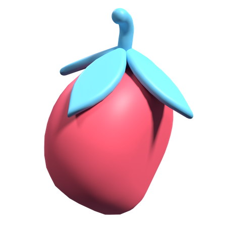 Fraise  3D Illustration