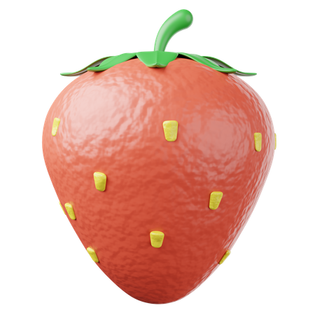 Fraise  3D Illustration