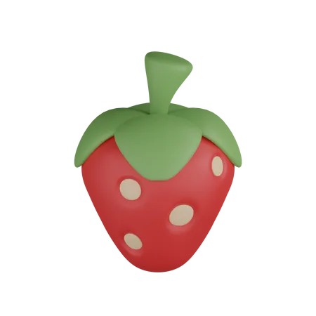 Fraise  3D Icon