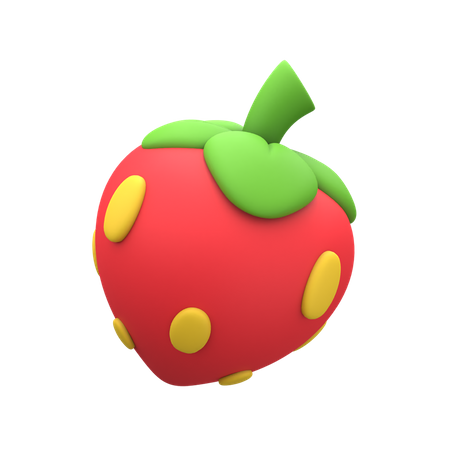 Fraise  3D Icon