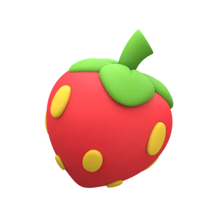 Fraise  3D Icon