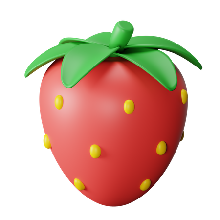 Fraise  3D Icon