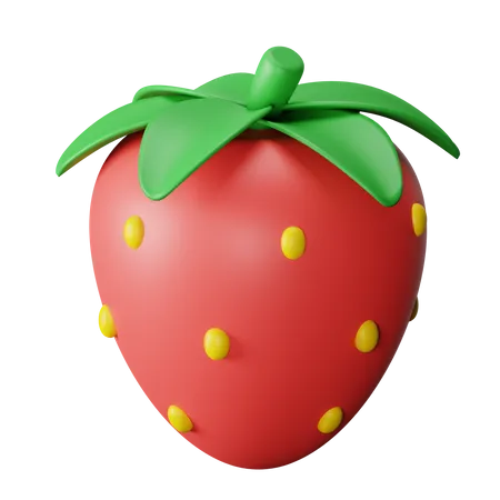 Fraise  3D Icon