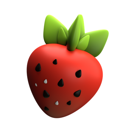 Fraise  3D Icon