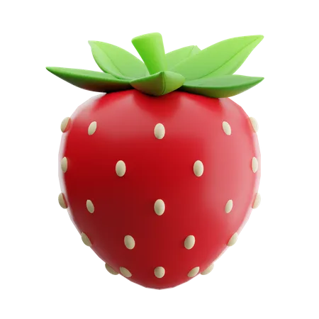 Fraise  3D Icon