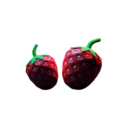 Fraise  3D Icon