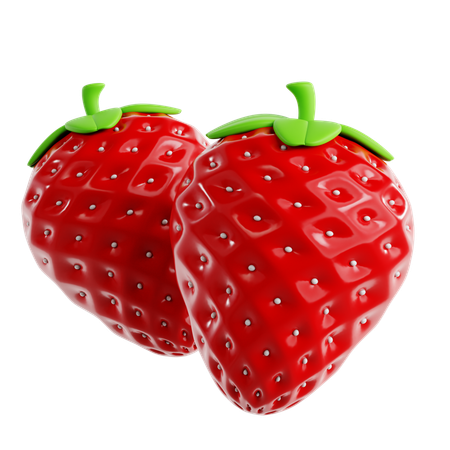 Fraise  3D Icon