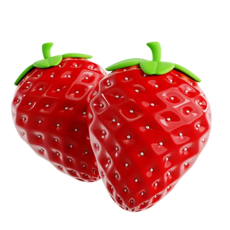 Fraise  3D Icon