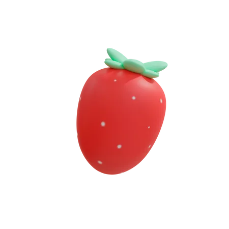 Fraise  3D Illustration