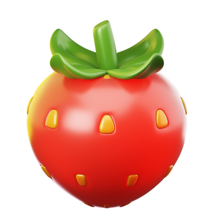 Des fraises  3D Icon