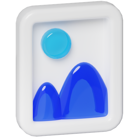 Frame Image  3D Icon