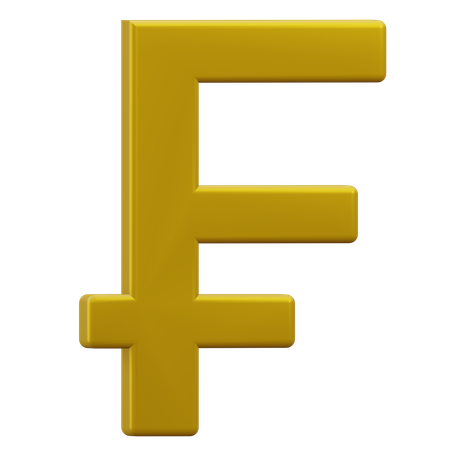 Franc  3D Icon