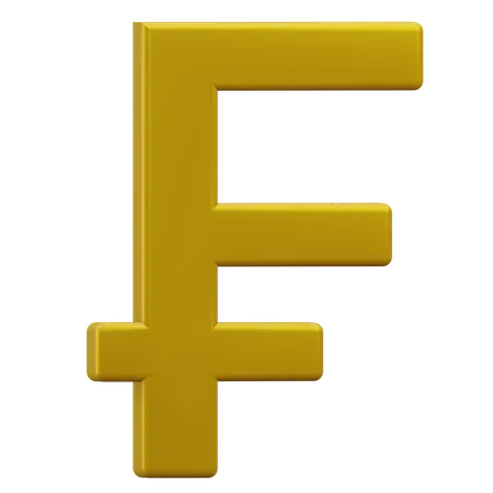 Franc  3D Icon