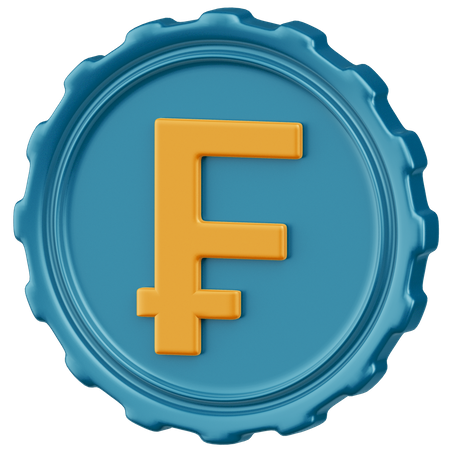 Franc  3D Icon