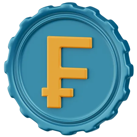 Franc  3D Icon